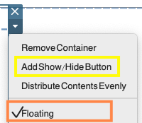 tableau show/hide button